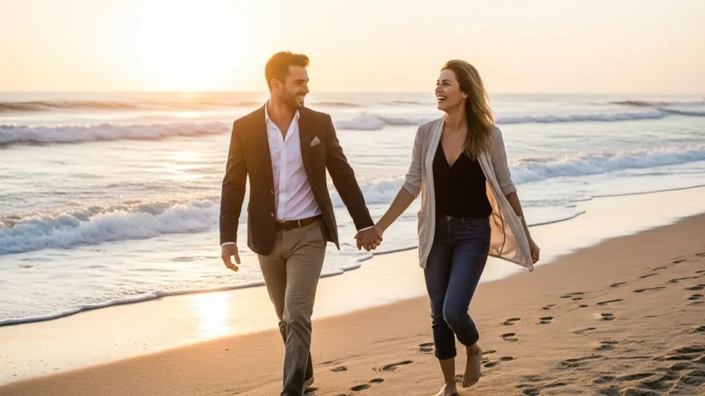 Short Beach Captions That Show Power Couple Vibes