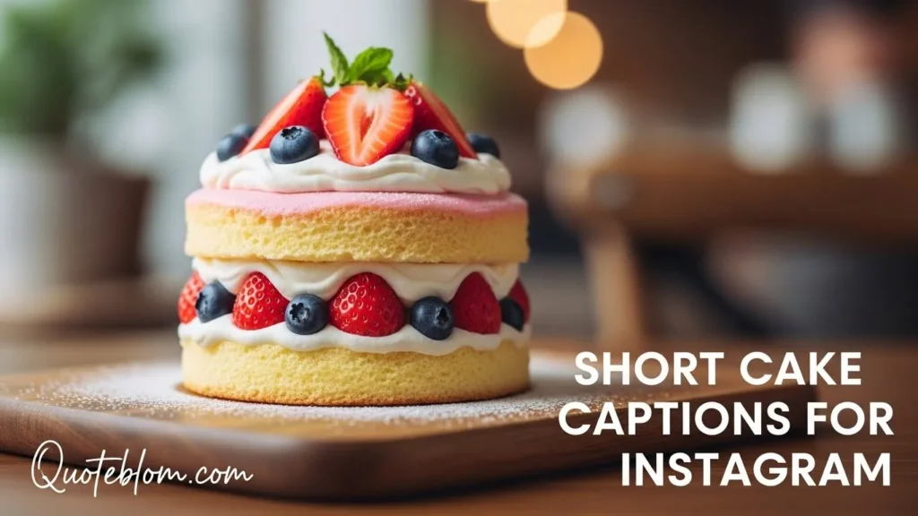Short Cake Captions for Instagram