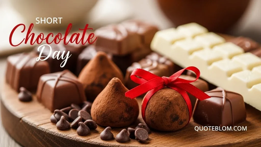Short Chocolate Day Quotes for Social Media