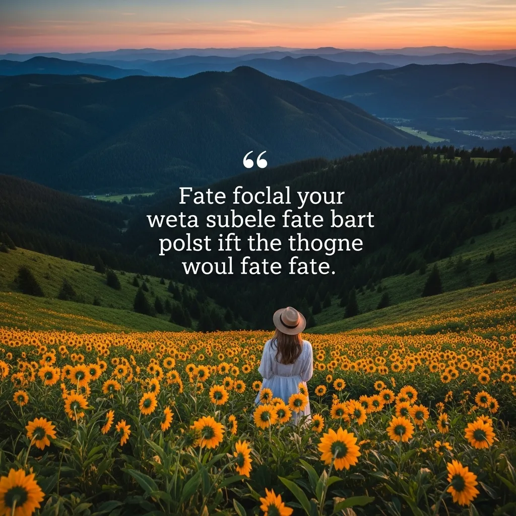  Short Fate Quotes for Social Media