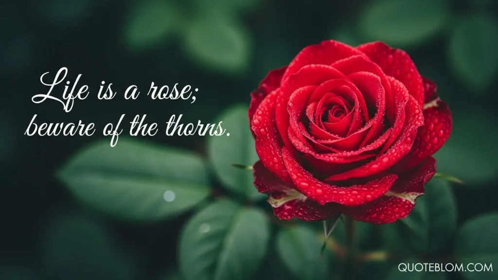 Short Rose Quotes