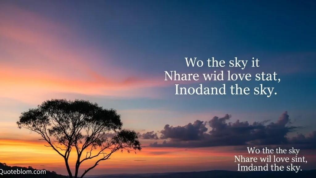 Short Sky Quotes for Social Media