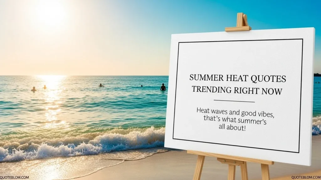 Summer Heat Quotes Trending Right Now