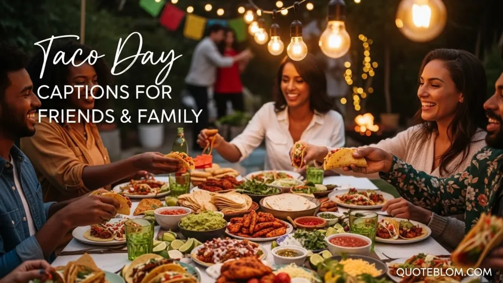 Taco Day Captions for Friends & Family