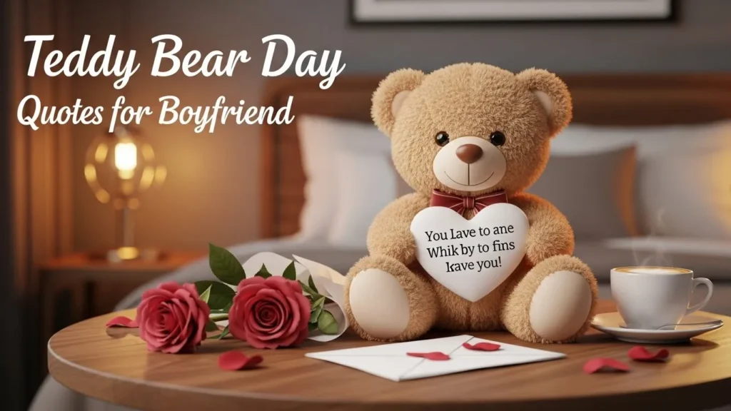 Teddy Bear Day Quotes for Boyfriend