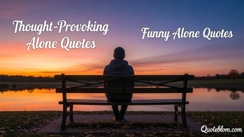 Thought-Provoking Alone Quotes