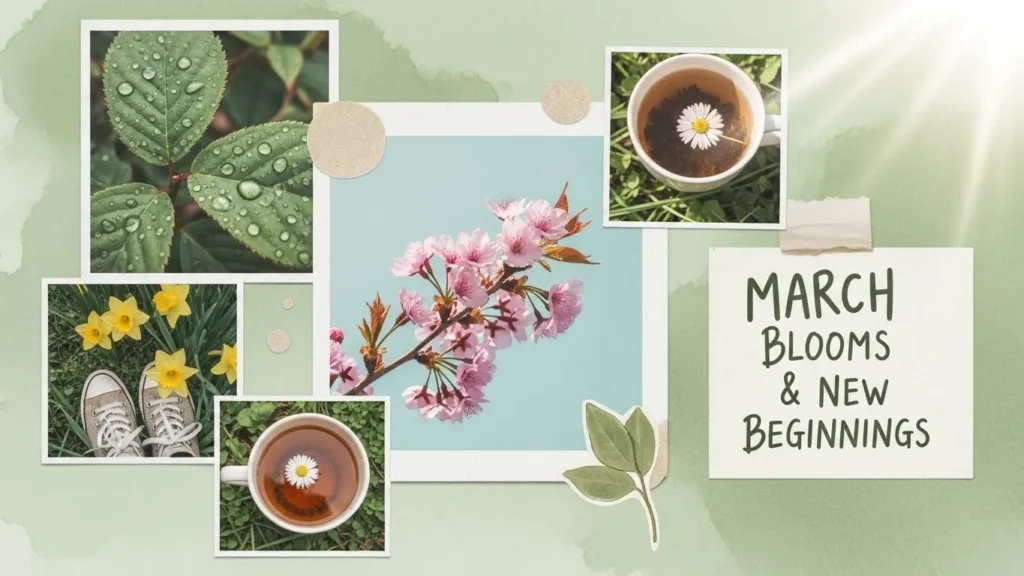 Aesthetic March Captions for Spring Vibes