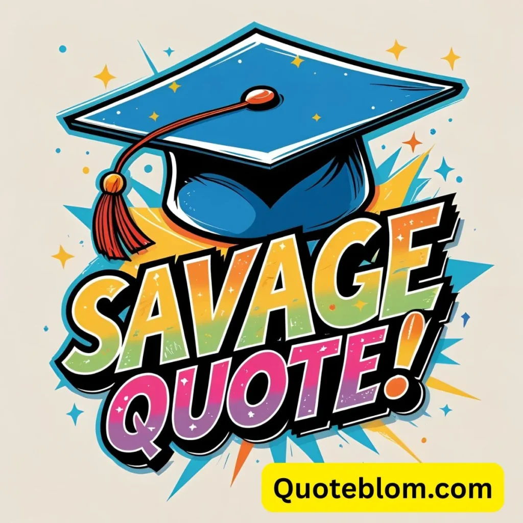 Savage Funny Graduation Quotes