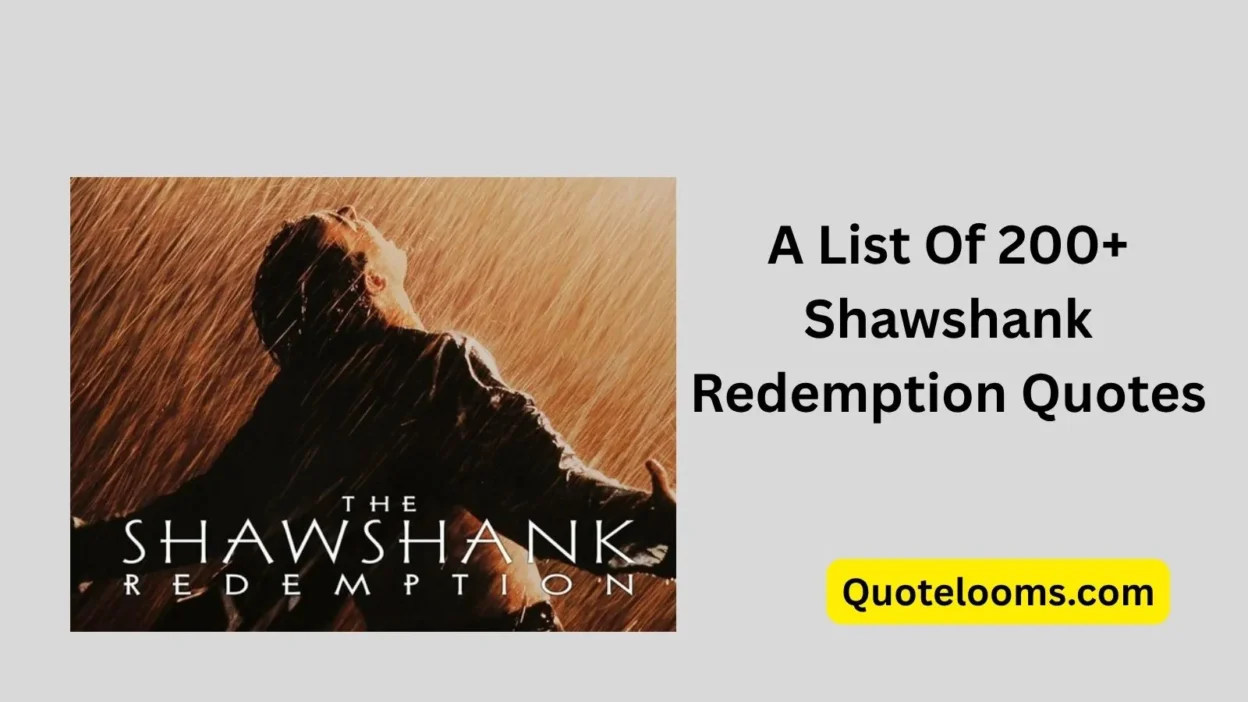 Shawshank Redemption Quotes