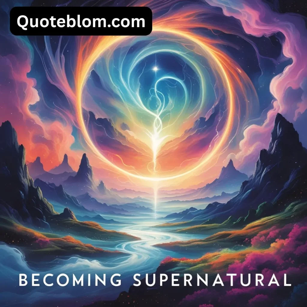 Becoming Supernatural Quotes