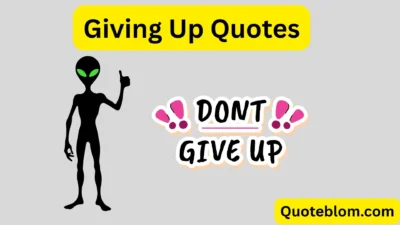 Giving Up Quotes
