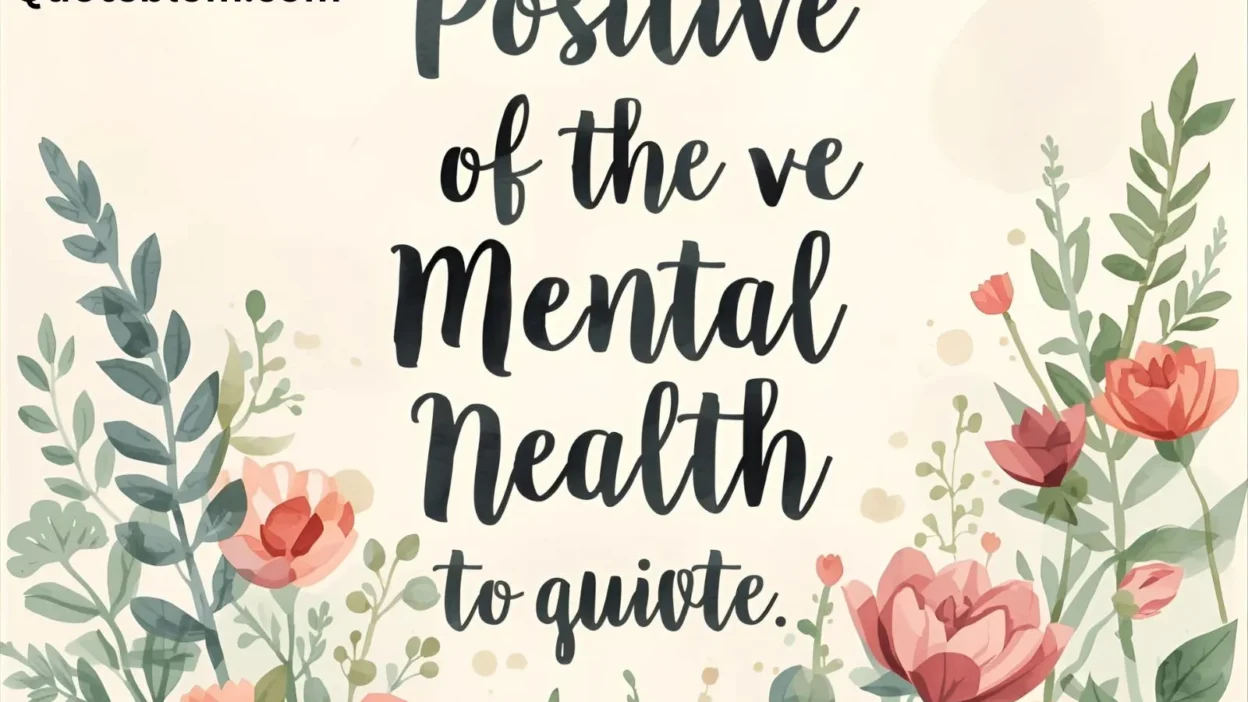 Positive Mental Health Quotes