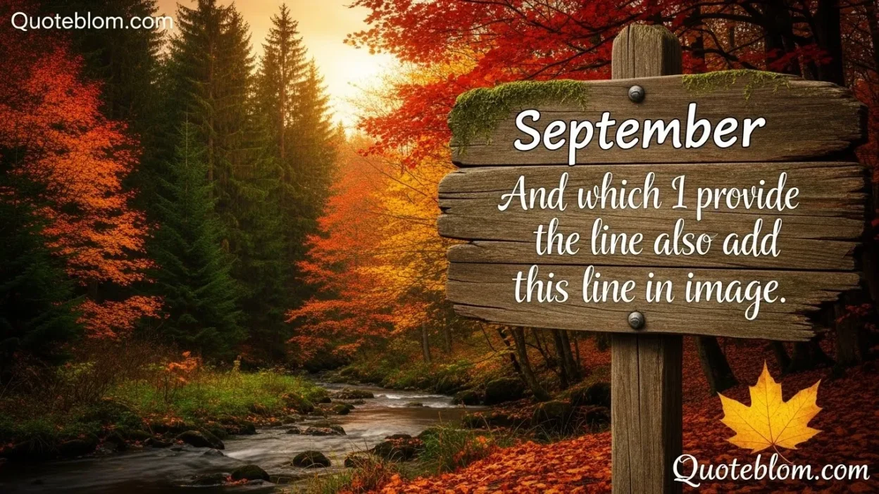September Quotes