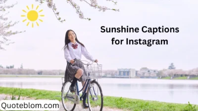 Sunshine Captions for Instagram