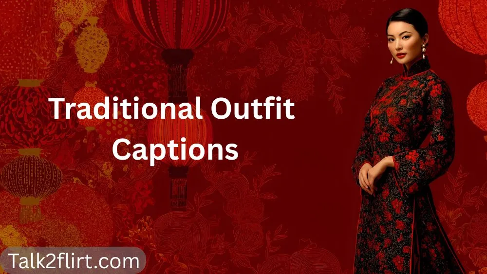 Traditional Outfit Captions