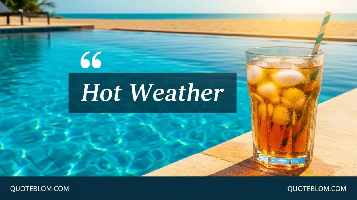 Hot Weather Quotes for Instagram