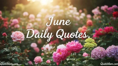 June Daily Quotes