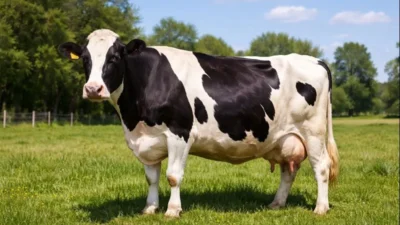 average weight of a cow