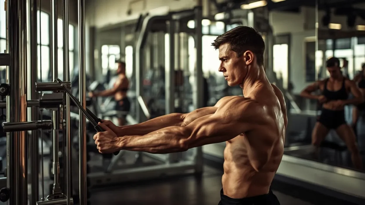 Cable weight machine