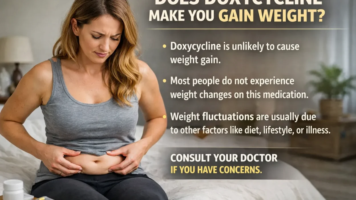 does doxycycline make you gain weight