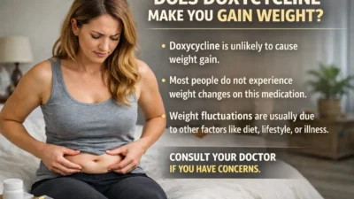 does doxycycline make you gain weight