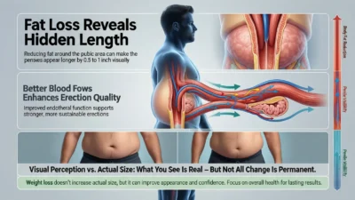 does losing weight increase size
