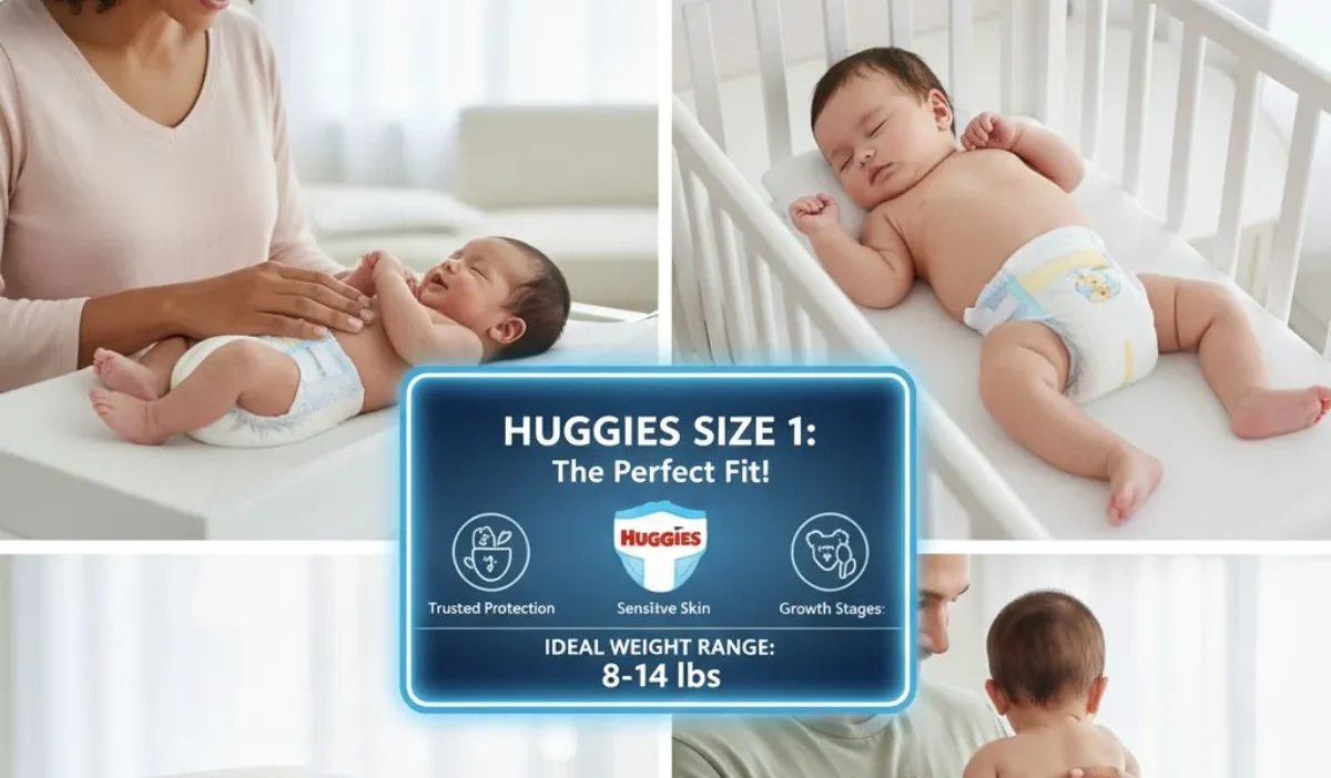 huggies size 1 weight