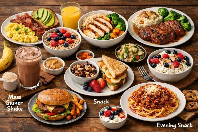 Weight gain meal plan